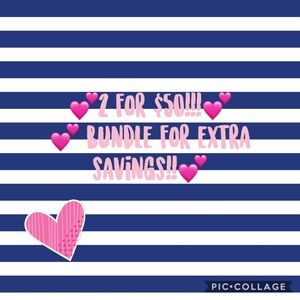 💕2 for $50!💕 Bundle for extra savings!!!